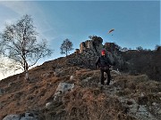 66 Scendiamo dalla variante ripida esposta al tramonto